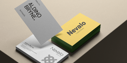 AT Nevalo Font Poster 7