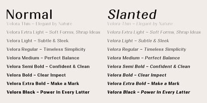 Velora Font Poster 4