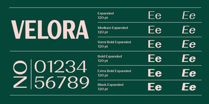 Velora Font Poster 3