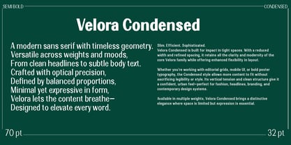 Velora Font Poster 12