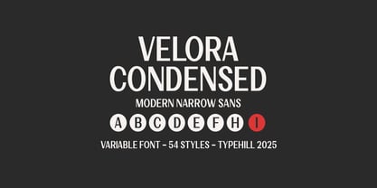 Velora Font Poster 5