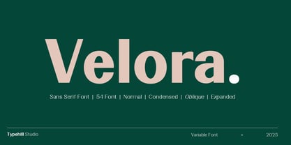 Velora Font Poster 1