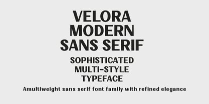 Velora Font Poster 6
