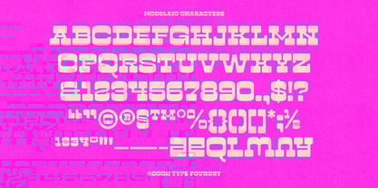 Cook Modslaic Font Poster 2