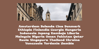 Gardina Font Poster 12