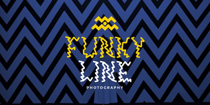 Zigzag Flux Font Poster 2