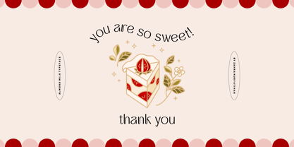 Almond Milk Font Poster 9