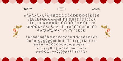 Almond Milk Font Poster 7