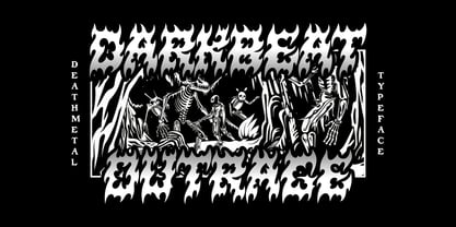 Darkbeat Outrage Font Poster 1