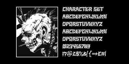 Darkbeat Outrage Font Poster 5