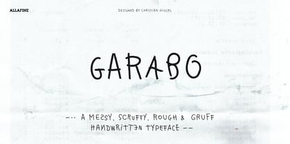 Garabo Font Poster 1