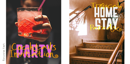 Bavares Font Poster 6