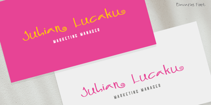 Bavares Font Poster 10