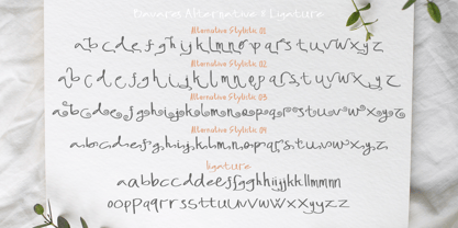 Bavares Font Poster 7
