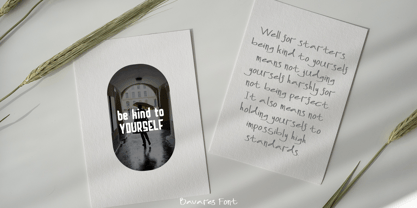 Bavares Font Poster 3