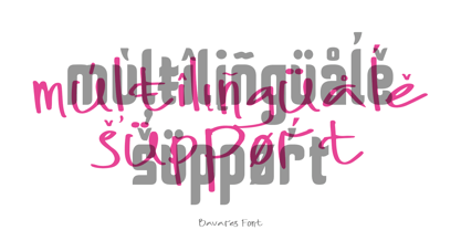 Bavares Font Poster 8