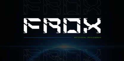 Modern Space Font Poster 10