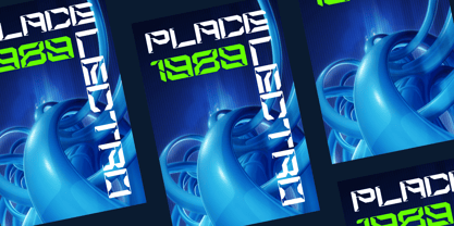 Modern Space Font Poster 9