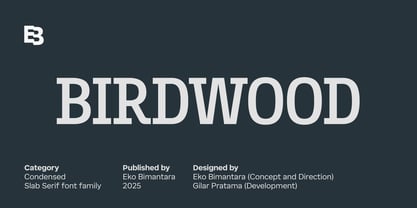 Birdwood Font Poster 1
