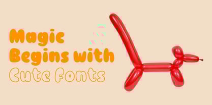 Cuttey Fatty Font Poster 5