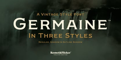 Germaine Font Poster 1