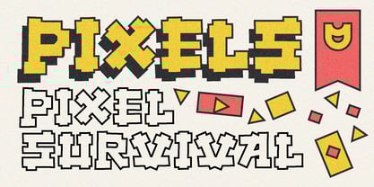 Pop Bricks Font Poster 2