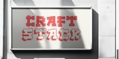 Pop Bricks Font Poster 10