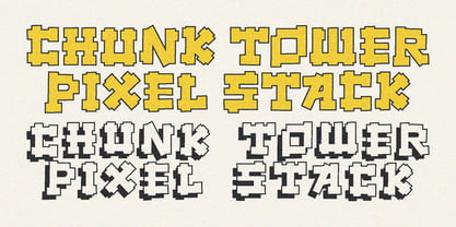 Pop Bricks Font Poster 7