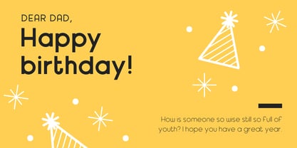 Fox Linea Font Poster 6