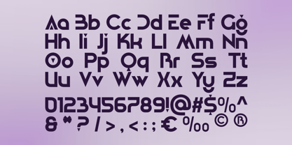 Agale Font Poster 9