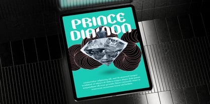 FX Diyamone Font Poster 7