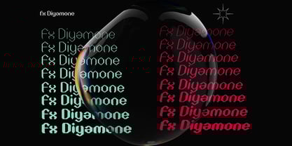 FX Diyamone Font Poster 9