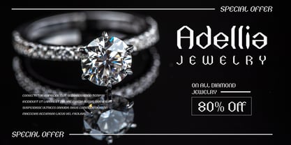 FX Diyamone Font Poster 6