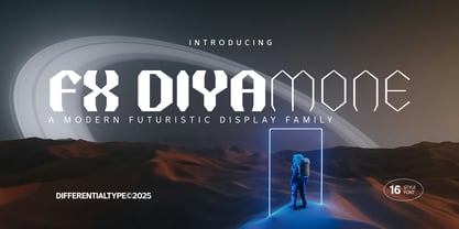 FX Diyamone Font Poster 1
