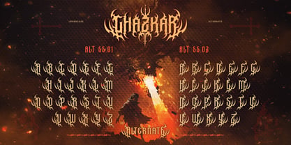 Ghazkar Font Poster 4