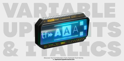 Alphazet Font Poster 5