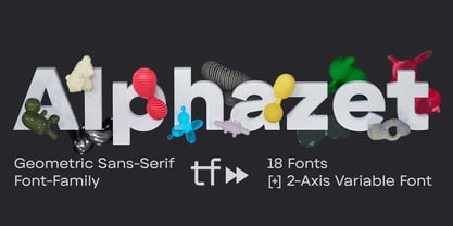 Alphazet Font Poster 1