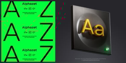 Alphazet Font Poster 9