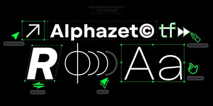 Alphazet Font Poster 4