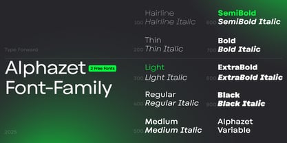 Alphazet Font Poster 10