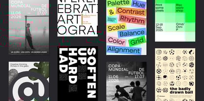 Alphazet Font Poster 13