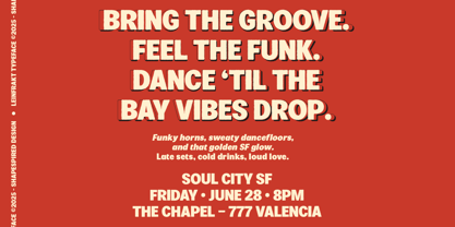 Leinfrakt Font Poster 11