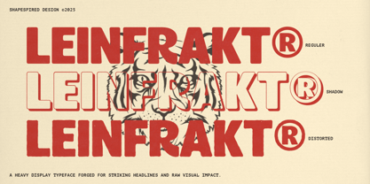 Leinfrakt Font Poster 8