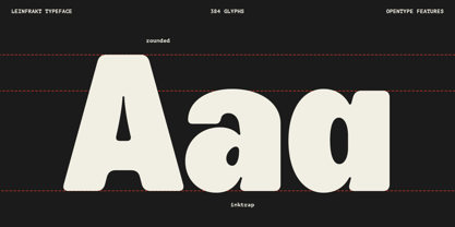 Leinfrakt Font Poster 3