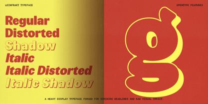 Leinfrakt Font Poster 9