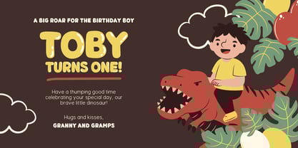 Fox Chubby Font Poster 4