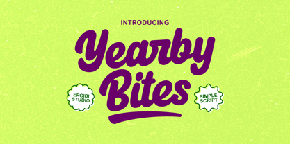 Yearby Bites Font Poster 1