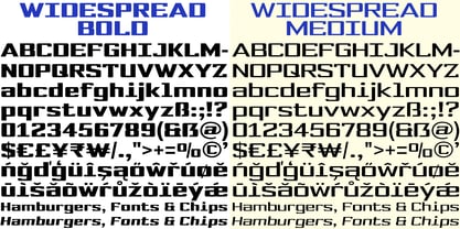 Widespread Font Poster 7