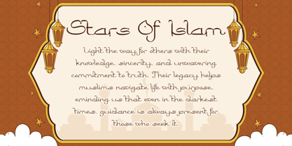 Minar Block Font Poster 2