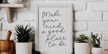 Hamlin Emilia Font Poster 2